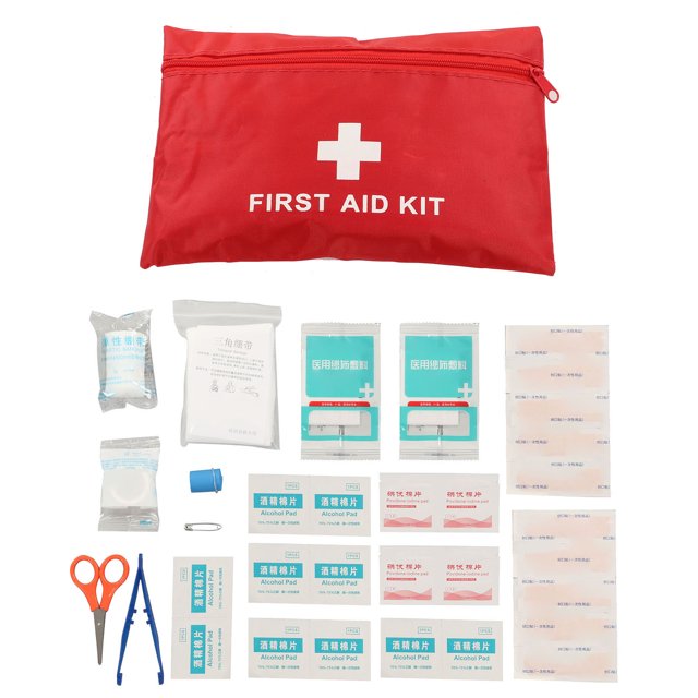 Kit de supervivencia de emergencia ANGGREK Bolso Médico portátil impermeable Multifuncional