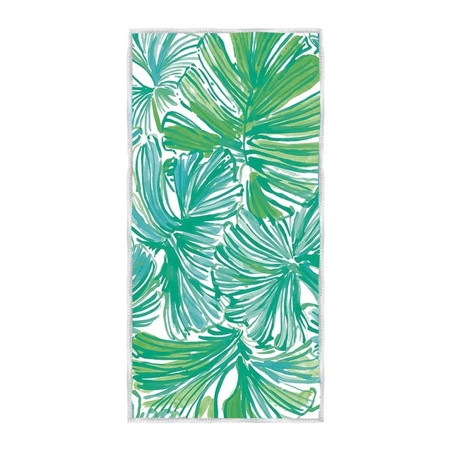 Fesfesfes Quickly Dry Beach Towel Microfiber Double Purpose Design Sandproof Technology Colorful Pattern Swim Pool Blanket Travel Convenience Shore Necessary