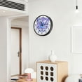 thumbnail image 6 of Voice Controlled Luminous Clock LED Night Light 12 Inch Silent Wall Clock Suitable for Bedroom and Living Room Home Decoration Blue Cool Tiger, 6 of 8