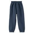thumbnail image 5 of hotojiny Little Boys Baggy Sweatpants Fall Lightweight Athletic Casual Pants Elastic Waist Plain Basic Joggers Sweat Pan 2-12 Y, 5 of 6