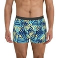 thumbnail image 1 of Balery Hawaiian Style Calzoncillos bóxer para hombre, ropa interior de algodón suave y transpirable con cinturilla de nailon-Small, 1 of 5