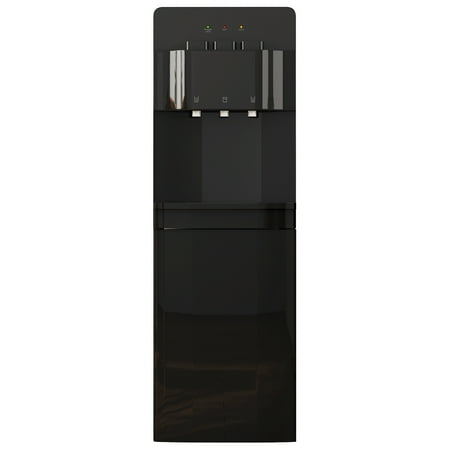 TABU Bottom Loading Water Dispenser, Water Cooler 3 or 5 Gallon,Child Safety Lock,Black