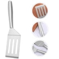 thumbnail image 6 of HEMOTON 1 Pcs Kitchen Scraper Stainless Spatula Fast Frying For Hotel Use, 6 of 6