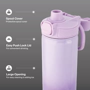 TAL 28oz Stainless Steel Ranger Push Lock Lid Water Bottle, Purple Shimmer
