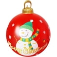 thumbnail image 2 of Venta de bolas inflables de Navidad, 60 cm, grandes, para exteriores, de PVC, para Navidad, inflables gigantes, reutilizables, muñecos de nieve de Papá Noel, para decoración de jardín y patio de Navid, 2 of 5