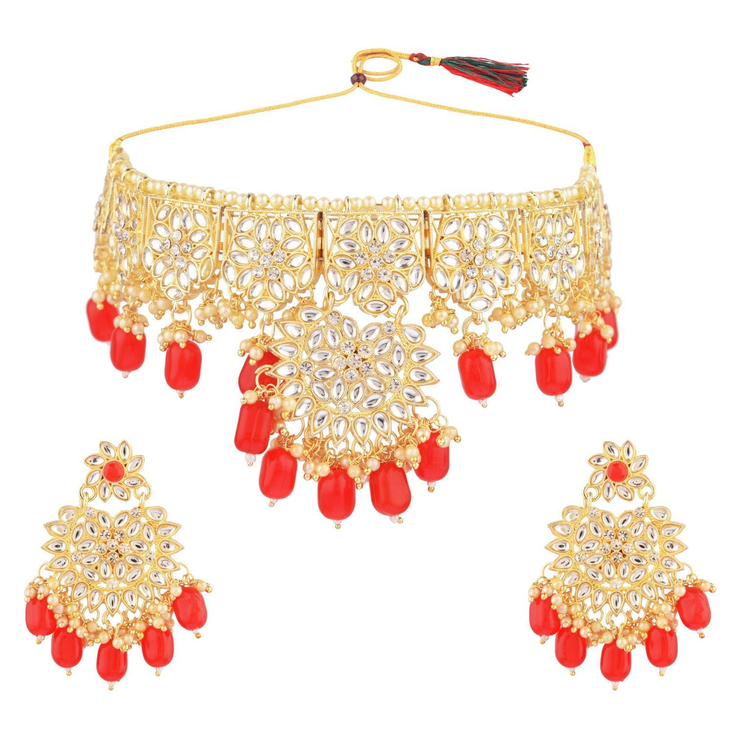 Maang Tikka For Women Efulgenz Indian Bridal Sets For Women Wedding Traditional Faux Pearl Kundan Crystal Stone Necklace Chaandbali Earrings With Maang Tikka Bollywood Indian Jewelry For Women Chaniya Choli For Women