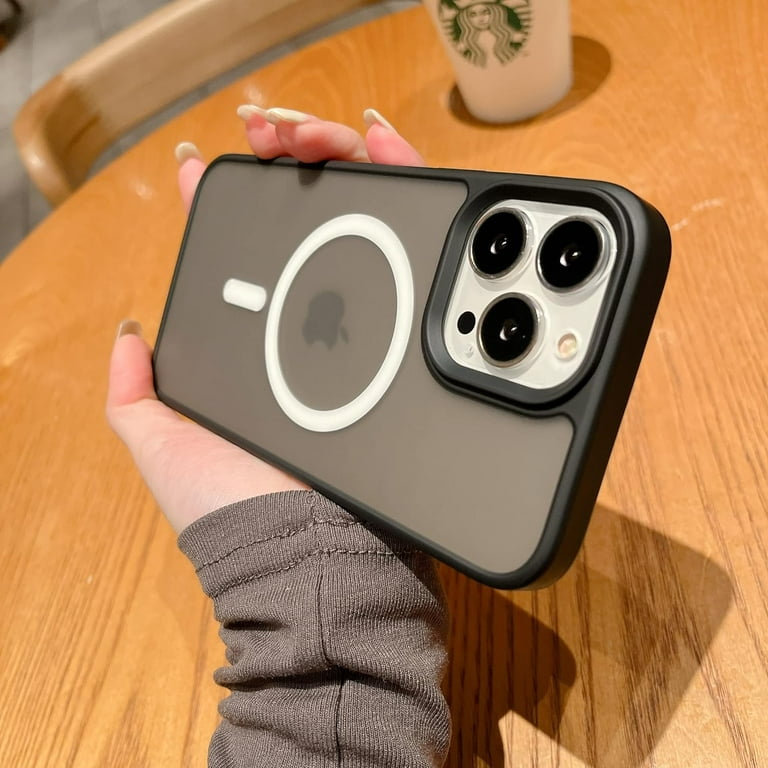Magnetic for iPhone 12 Pro Case Wireless Charging Anti-Fingerprint