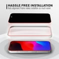 thumbnail image 4 of WWS-Vena Protecteur d'Écran en Verre Trempé 2 Voies Compatible avec Apple iPhone 15 Pro Max (6.7 Pouces-Inch) - 3 Packs, (9H Dureté, Verre Incassable) Film Anti-Espion Sans Bulles avec Installation, 4 of 4