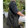 thumbnail image 3 of Bolso bandolera Hobo de lona NATINSA negro, 3 of 6