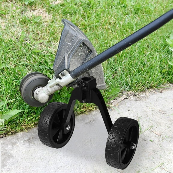 GARVALON 1Pcs String Trimmer Support Wheels for Efficient Mowing and Stability Enhancement 12.0x8.7x4.9in