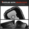 thumbnail image 6 of A-Premium Engine Oil Pan Sump with Drain Plug Compatible with Kenworth T2000 T600A T800 W900 & Freightliner Century Class Columbia FLD120 & International Harvester 9200i SBA 9400i SBA 9900i SFA, 6 of 8