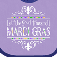 thumbnail image 4 of Inktastic Let the Good Times Roll Mardi Gras Boys or Girls Baby Bib, 4 of 4