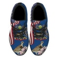 thumbnail image 2 of Pennsylvania Stte Ruffed Grouse Bird and Mountain Laurel Flower Shoes Sneakers Black Size 4.5, 2 of 7