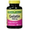 Spring Valley,Gelatin 1300mg(NAIL HEALTH),dietary supplement 100 capsules