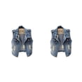 thumbnail image 1 of Guardurnaity Primavera otoño fiesta banquete evento mujeres hombres chaleco vaquero adultos sin mangas chaqueta con botones doble bolsillo azul Azul SG 2Conjunto, 1 of 6