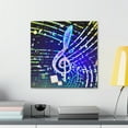 thumbnail image 4 of Music Note Mosaic. - Canvas, 4 of 10