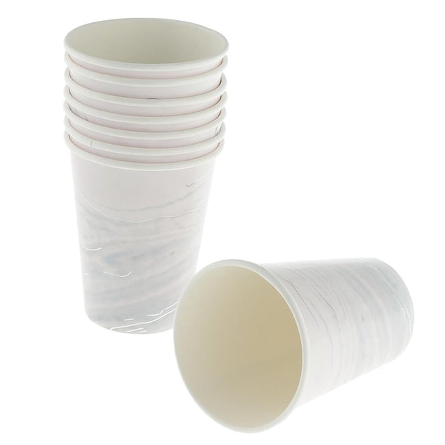 de 8 vasos desechables creativos, vasos de papel, vasos de vajilla desechables para diario Yotijar Copas Desechables