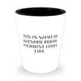 thumbnail image 1 of Unique Dental Hygienist Gifts, This Is What An Awesome Dental Hygienist Looks Like., Dental Hygienist Shot Glass From Friends, 1 of 1