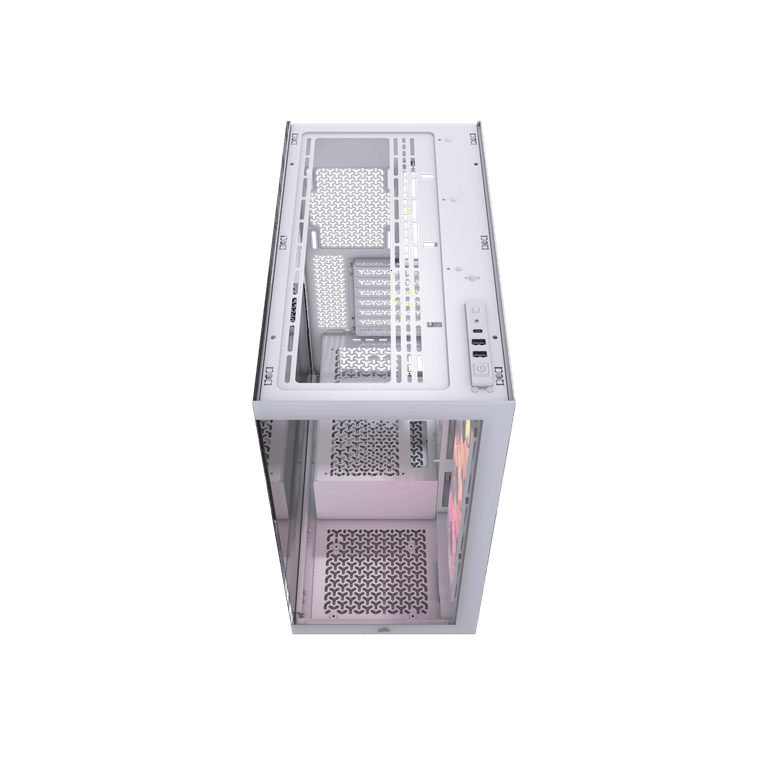 CORSAIR 3500X ARGB Tempered Glass Mid-Tower PC Case, White