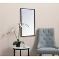 thumbnail image 3 of Metal frame rectangle mirror 18x28 inch in black, 3 of 5