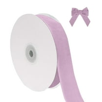 Event & Party Christmas Velvet Ribbon for Wrapping Ornaments 1 Inch Wide 10 Yards Total Thin Fabric for Wedding Invitations