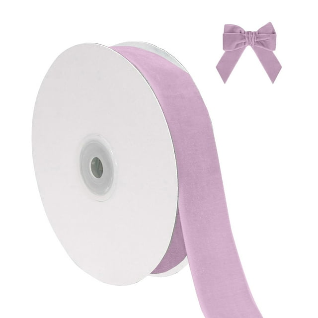 Product Classification Event & Party - Christmas Velvet Ribbon for Wrapping Ornaments and Invitations 1 Inch Wide 10 Yards Thin Fabric Elegant Decoration