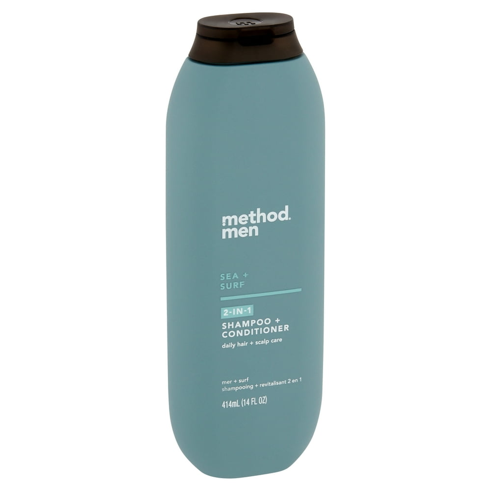 Method Men Sea + Surf 2-in-1 Shampoo + Conditioner, 14 fl oz - Walmart