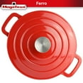 thumbnail image 6 of Magefesa FERRO 9.4-Inch Enameled Cast Iron Dutch Oven with Lid, Superior Heat Retention & Distribution, Compatible with All Stovetops, Induction & Oven Safe, 6 of 6