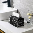 thumbnail image 2 of Psesaysky Music Notes Tissue Box Cover, Modern PU Leather Rectangular Tissue Box Holder for Creative Decorative, Ideal for Bathrooms/Office/Car/Nightstand/Dining Table, 9.7"X5.2"X5.1", 2 of 7