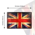 thumbnail image 5 of Great Britain Union Jack UK Flag Metal Wall Sign Rustic United Kingdom British Pub Man Cave Home Decor, 5 of 7