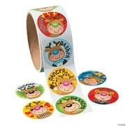 Fun Express Reindeer Roll Stickers, Stationery, 1 Piece