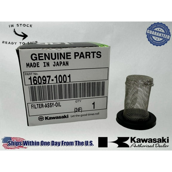 Kawasaki Genuine OEM Authentic Oil Filter Screen 16097-1001