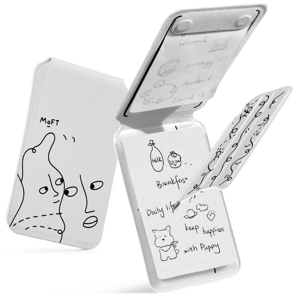 Note Flip MOFT Magnetic compatible con bolígrafo y bloc de notas Shantell