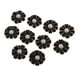 thumbnail image 5 of 10 unids perla Rhinestone Botón de flor adornos de cristal flatback decoración negro perla Sunnimix flor de la perla de espalda plana, 5 of 8