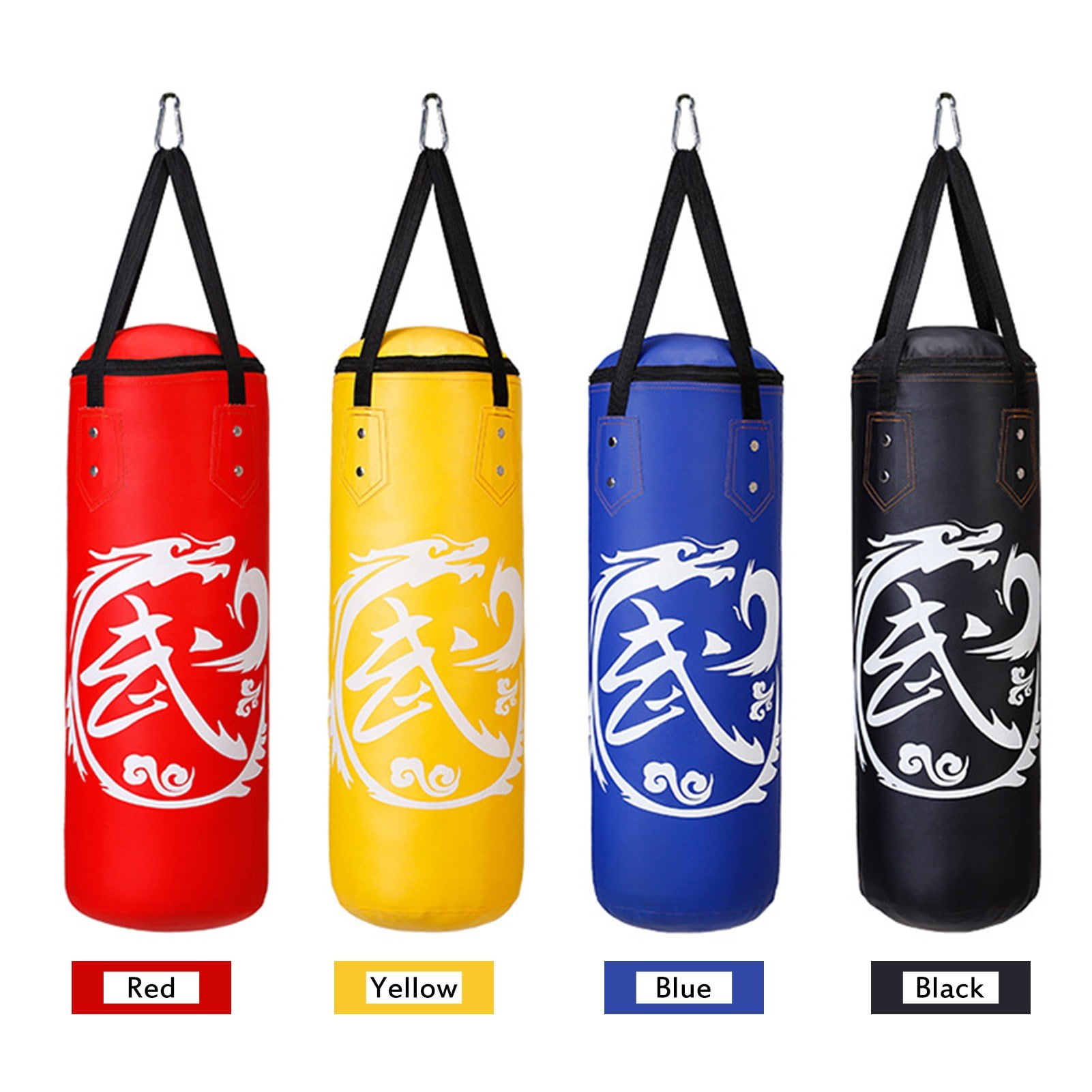 Unfilled PU Leather Punching Bag for Kids Kickboxing Training