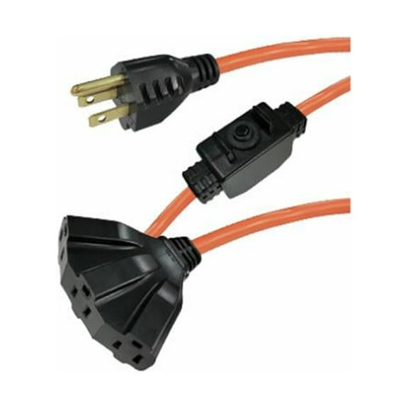 Master Electrician 815777 Outdoor Extension Cord, Orange, 16/3, 100-Ft. - Quantity 4