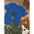 thumbnail image 3 of Funny Cute Spider W Heart T-Shirt Toddler -Image by Shutterstock,  5 Toddler, 3 of 4