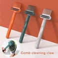 thumbnail image 3 of 2Pcs 2 in 1 Hair Brush Cleaning Tool with Ergonomic Handle Double-Sided Comb Cleaner High-strength Comb Cleaner Hair Tangle Remover Tool, 3 of 8
