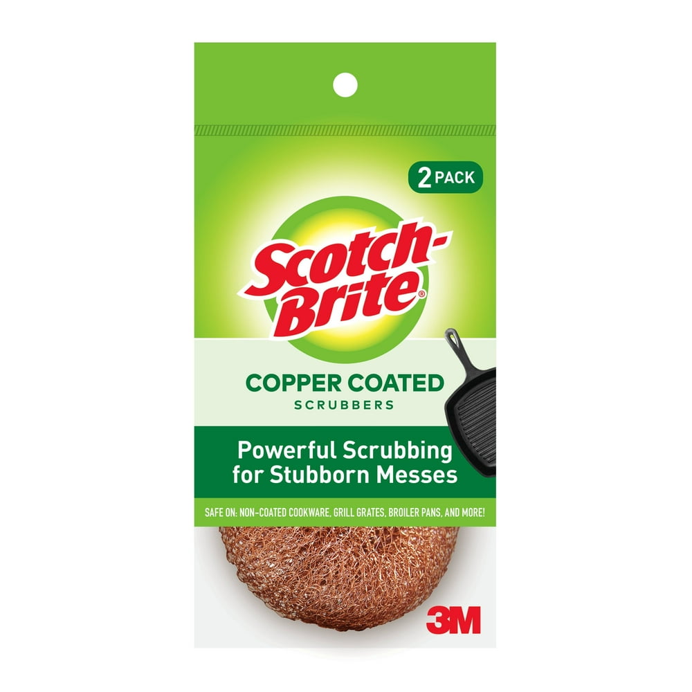 ScotchBrite Copper Coated Scouring Pad 213C224, 24/2