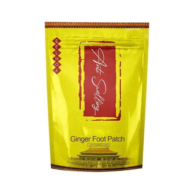 20Pack Ginger Foot Patch Detox Relief Stress Pain Pads Improve Sleep Detoxification Anti-Swelling Treat Toxin