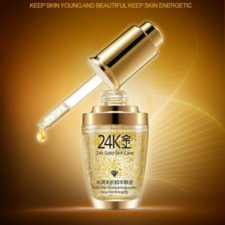 24K Gold Essence Day Cream Anti Wrinkle Face Anti Aging Collagen Whitening Moisturizing Hyaluronic Acid Liquid