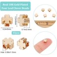thumbnail image 2 of 50Pcs Long-Lasting Plated Brass Beads Nickel Free Four Leaf Clover Real 18K Gold Plated 5x5x2.5mm Hole: 1.5mm, 2 of 6