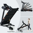 thumbnail image 4 of HUAGEED Electric Running Exercise Treadmill, Black, 300 lb, 4 of 6