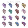 thumbnail image 2 of Turban pour Femmes Polyester Réutilisable Lavable Pliable Casquette Décorative Intérieur Extérieur Marche Travail Bonnet Rouge Rose, 2 of 7