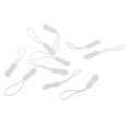 thumbnail image 4 of AMLESO 10Pcs Plastic Zipper Pull Cord Zip Puller Slider for Clothes Bags White, 4 of 8