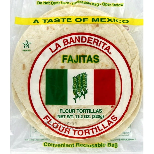 La Banderita Fajitas Flour Tortillas, 10 Count