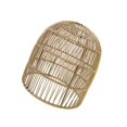 thumbnail image 1 of Walson Rattan Lamp Shade Rattan Chandelier Lampshade Light Fixture Cover Art Craft 25cmx26cm, 1 of 9
