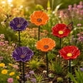 thumbnail image 2 of Ceramic Bee Watering Station for Garden, 25cm Bee Blossoms for Water Ceramic, Pollinator Feeder Flowers for Bees, Water Drinking Station Bowl, Rain Catcher Mini Bird Baths On Stakes, 2 of 10