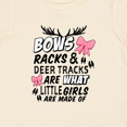 thumbnail image 4 of Inktastic Hunting Season Bows Racks & Deer Tracks Girls Baby T-Shirt, 4 of 5