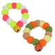 thumbnail image 1 of Cumpleaños Pom Pom Collar para mascotas para perro gato lindo collar bolas de macarrón suave Adorable regalo de Navidad para cachorro gatito, 1 of 5